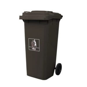 Coletora Lixeira Plástica 120L C/ Rodas NOBRE