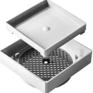 Ralo Oculto Quadrado PVC Santos Franco