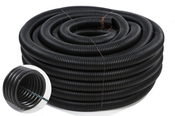Duto C/ Guia Preto 50M