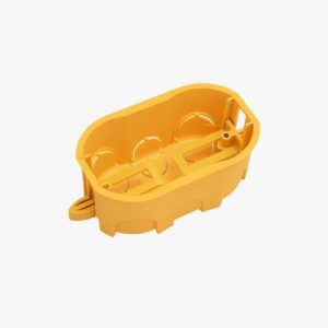 Caixa De Luz PVC Amarelo P/ Drywall 4x2